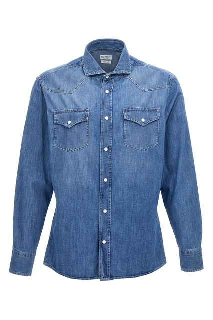 Camicia denim - Blu (S)