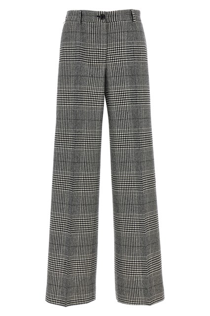 Pantalone 'sartoriale' - Bianco/Nero (44 IT)