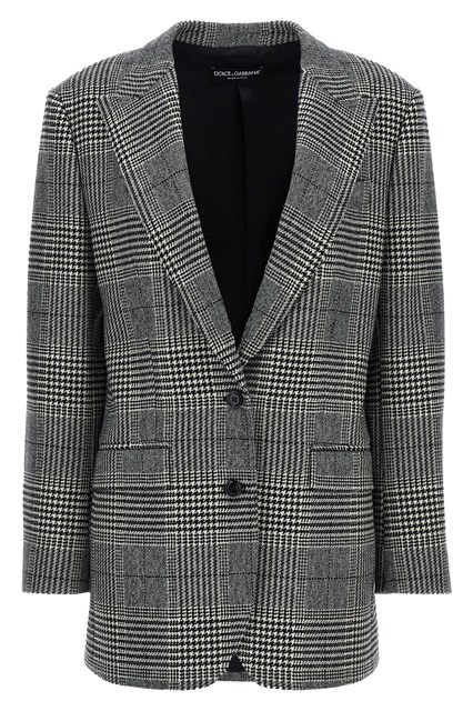 Blazer 'Pied de Poule' - Bianco/Nero (44 IT)