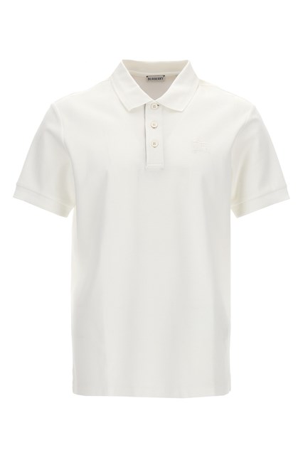 Polo ricamo logo - Bianco (S)