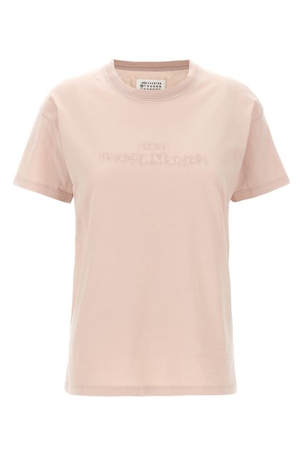 T-shirt ricamo logo - Rosa (XS)