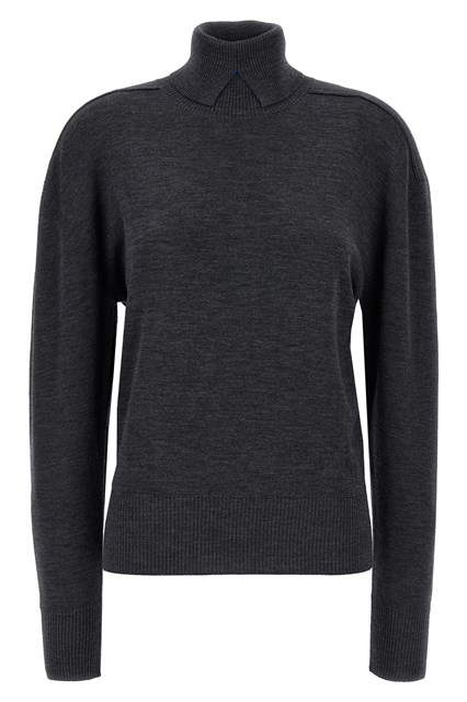 Maglioncino collo alto - Grigio