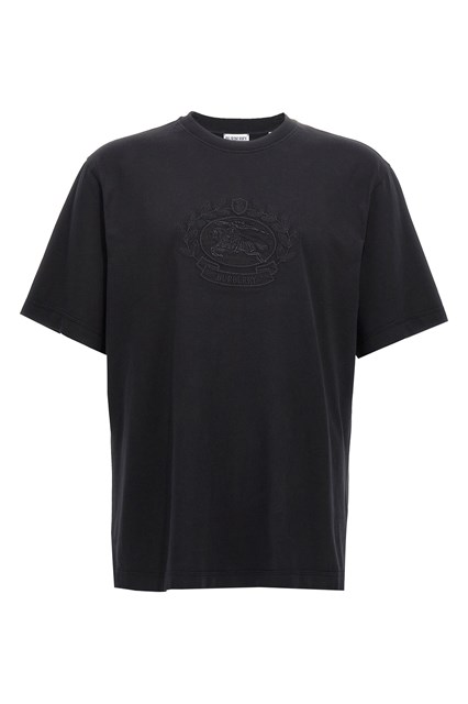 T-shirt ricamo logo - Nero (XXS)