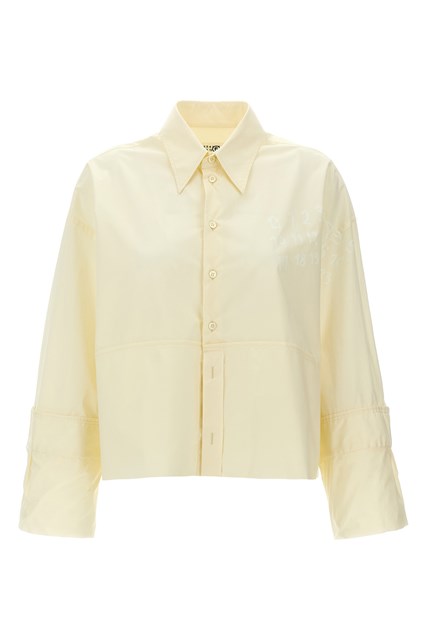 Camicia stampa logo - Bianco (40 IT)