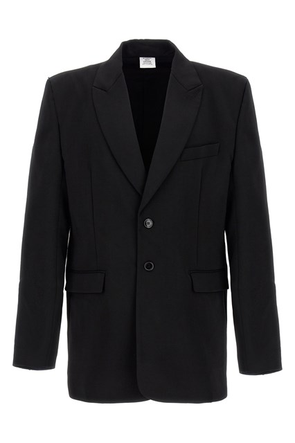 Blazer 'Logo Embroidered' - Nero (XS)