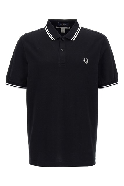 Polo Comme des Garçons Shirt x Fred Perry - Bianco/Nero