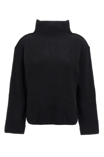 Maglione coste - Nero (42 IT)