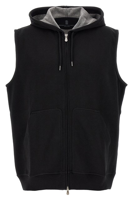 Gilet con cappuccio