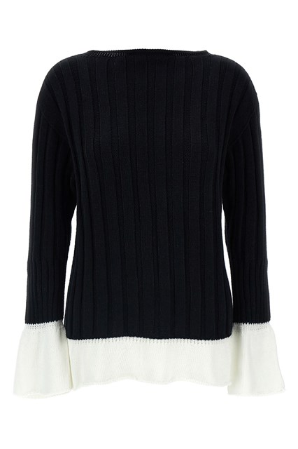 Maglione 'Behind The Scenes' - Bianco/Nero (2)