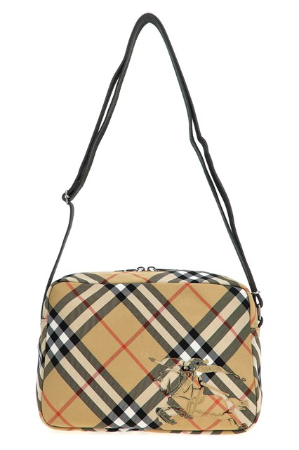 Tracolla 'Check' - Beige (U)