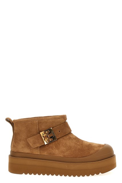 Stivaletto 'Mellow Shearling Platform' - Marrone (11)