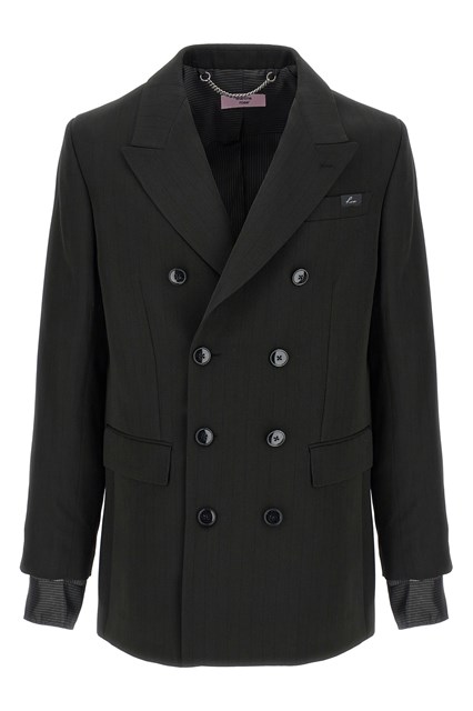 Blazer doppiopetto righe - Nero (46 IT)