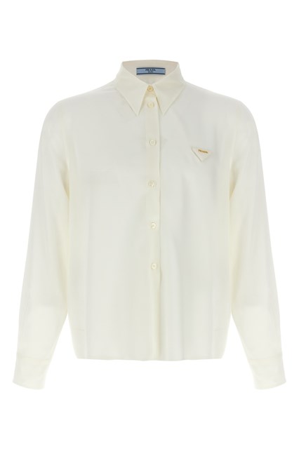 Camicia logo seta - Bianco (46 IT)
