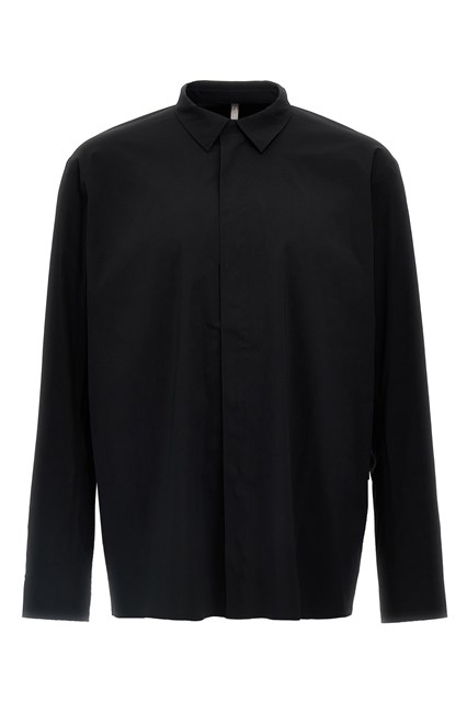 Camicia 'Metry LS' - Nero (XL)