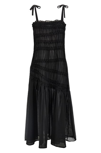 Abito 'Shoulder Tie' - Nero