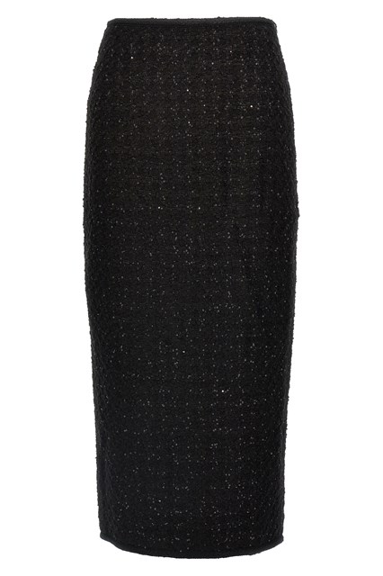 Gonna maxi bouclé - Nero (36 DE)