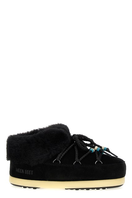 Stivaletto 'Mule suede beads' - Nero (35-36)