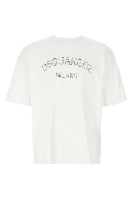 T-shirt 'Loose Fit' - Bianco (M)