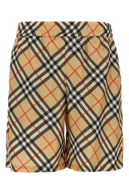 Bermuda seta check - Beige