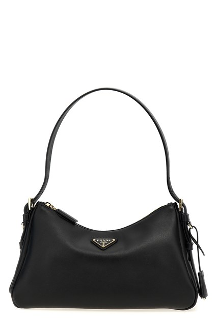 Borsa a spalla 'Prada Aimée Medium' - Nero