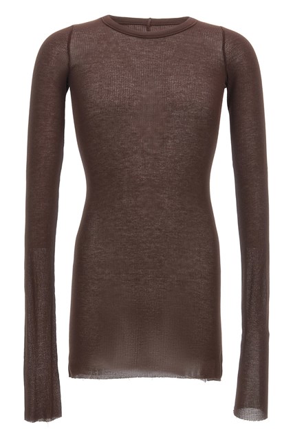 T-shirt 'Rib' - Marrone (XL)