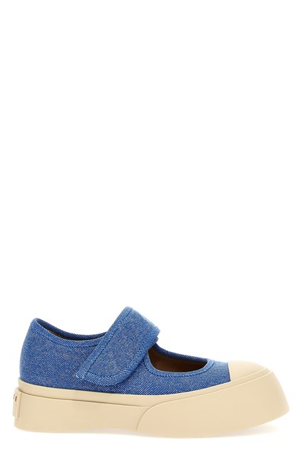 Sneaker 'Mary Jane' - Azzurro (36)