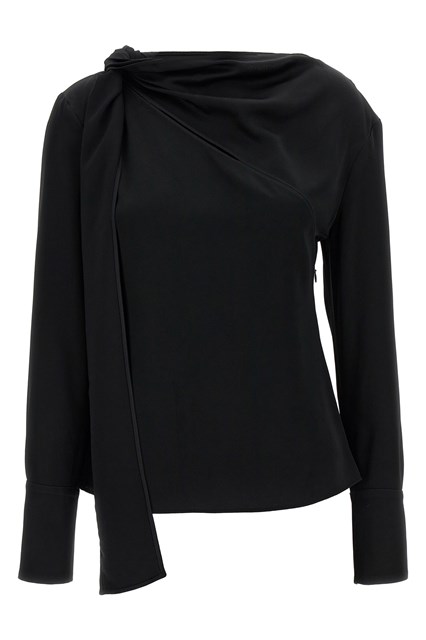 Blusa viscosa - Nero (38 FR)