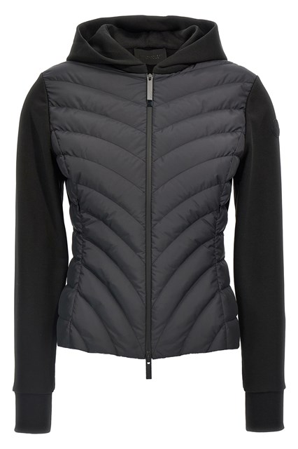 Felpa con cappuccio 'Zip Up' - Nero