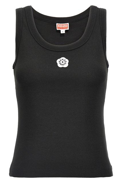 Top 'Boke flower 2.0' - Nero (S)