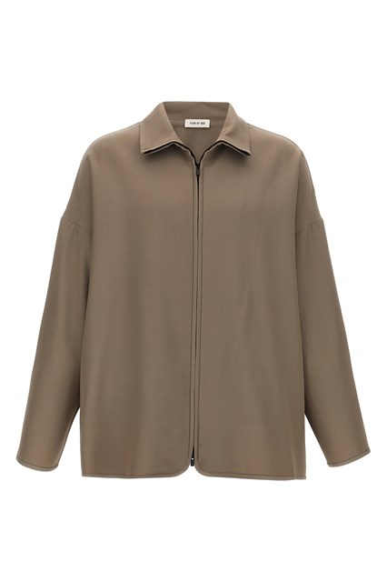 Giacca lana - Beige (M)