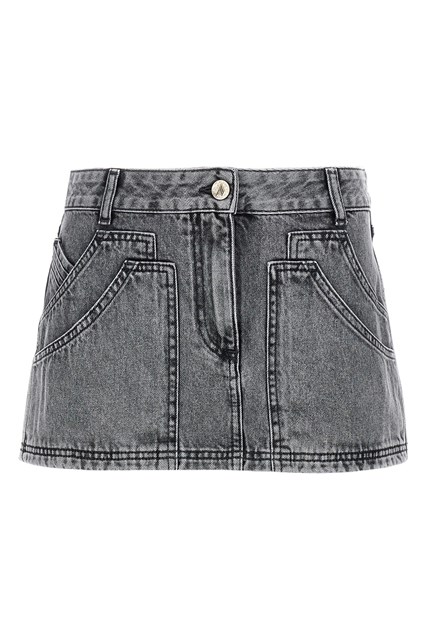 Gonna mini multitasche - Grigio (42 IT)