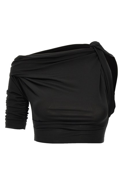 Top 'Le Haut Drapeado' - Nero