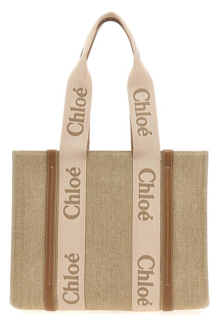 Shopping 'Woody Medium' - Beige