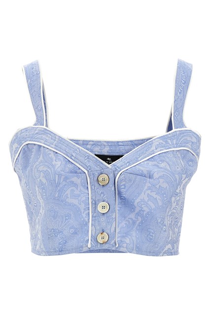 Top Paisley - Azzurro (40 IT)