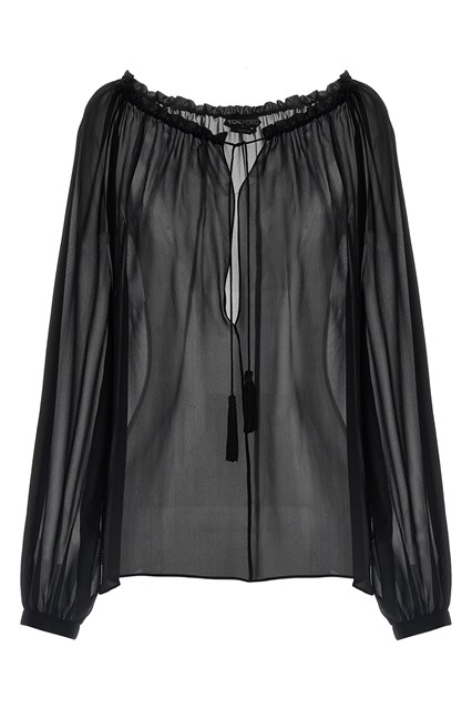 Blusa seta - Nero (36 IT)