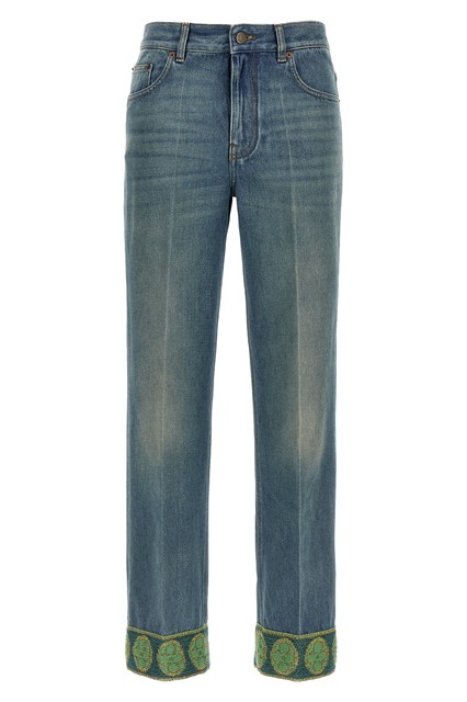 Jeans Valentino Garavani jacquard - Blu (25)