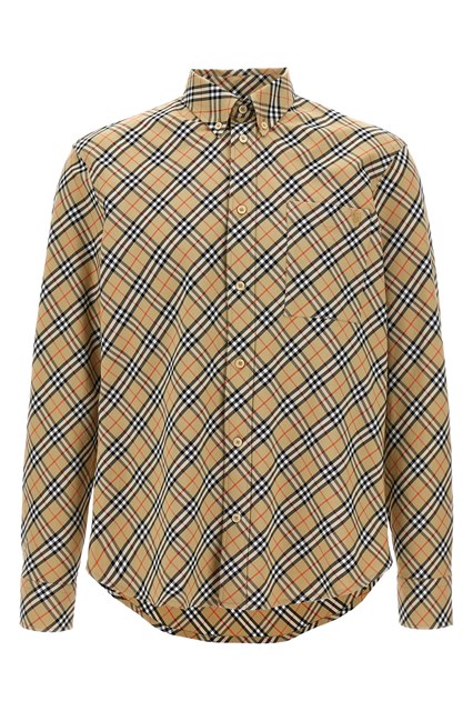 Camicia check - Beige (S)