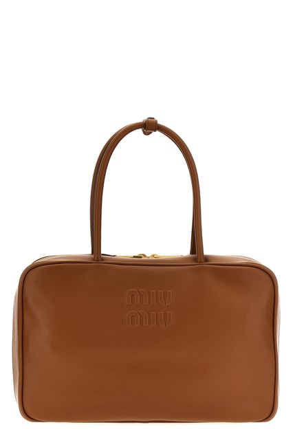 Borsa a mano bauletto - Marrone