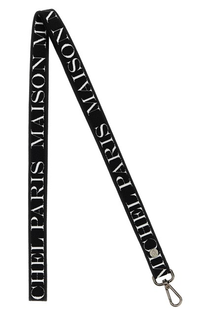 Tracolla 'Martine' - Bianco/Nero (M-L)