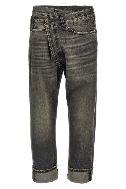 Jeans 'Cross Over' - Grigio (28)