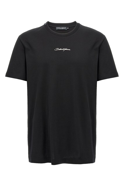 T-shirt ricamo logo - Nero (46 IT)