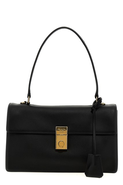 Borsa a spalla 'Prada Soft Sound' - Nero