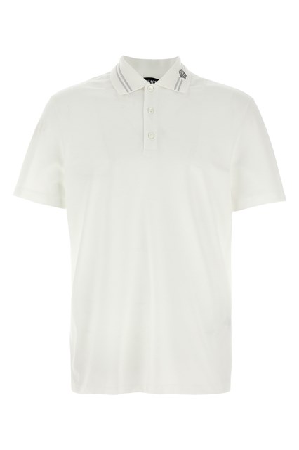 Polo 'Medusa embroidery' - Bianco