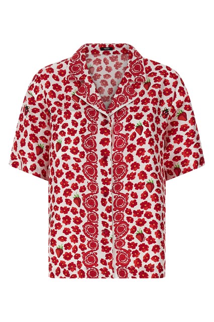 Camicia 'Strawberry Garden' - Multicolor (38 IT)