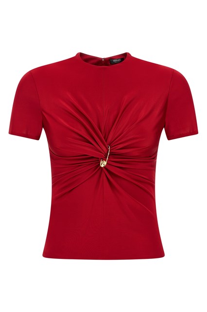 Top 'Safety Pin' - Rosso (40 IT)