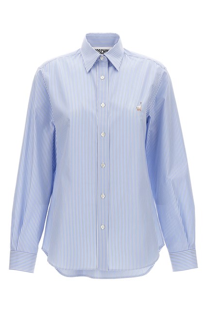 Camicia ricamo 'Oca' - Azzurro (40 IT)
