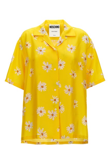 Camicia stampa 'Margherite' - Giallo (38 IT)