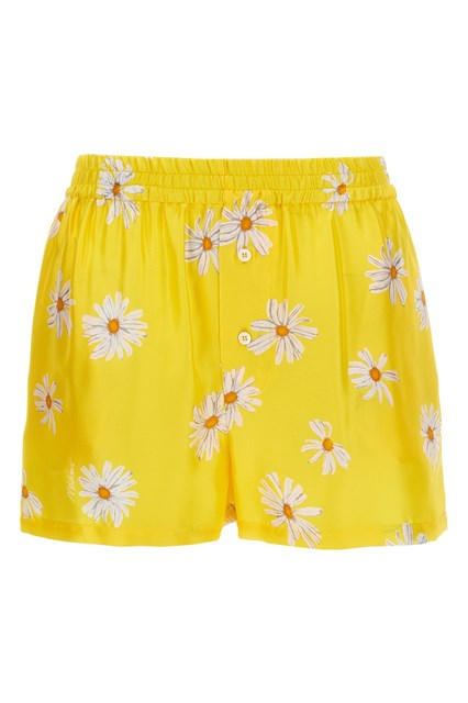 Short stampa 'Margherite' - Giallo (38 IT)