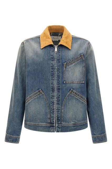 Giacca denim suede - Blu (48 IT)