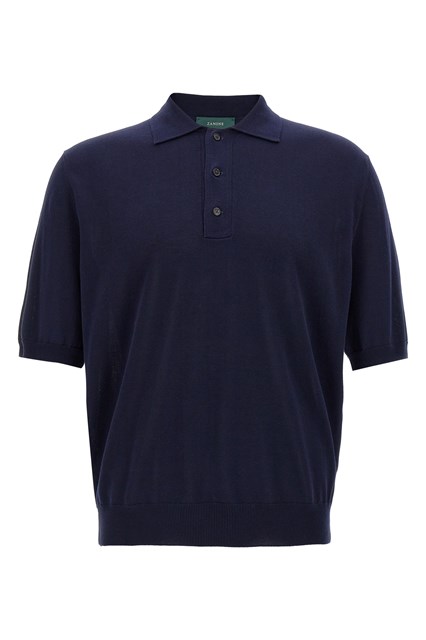 Polo cotone - Blu (48 IT)
